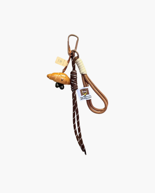 Croissant Coffee Charm